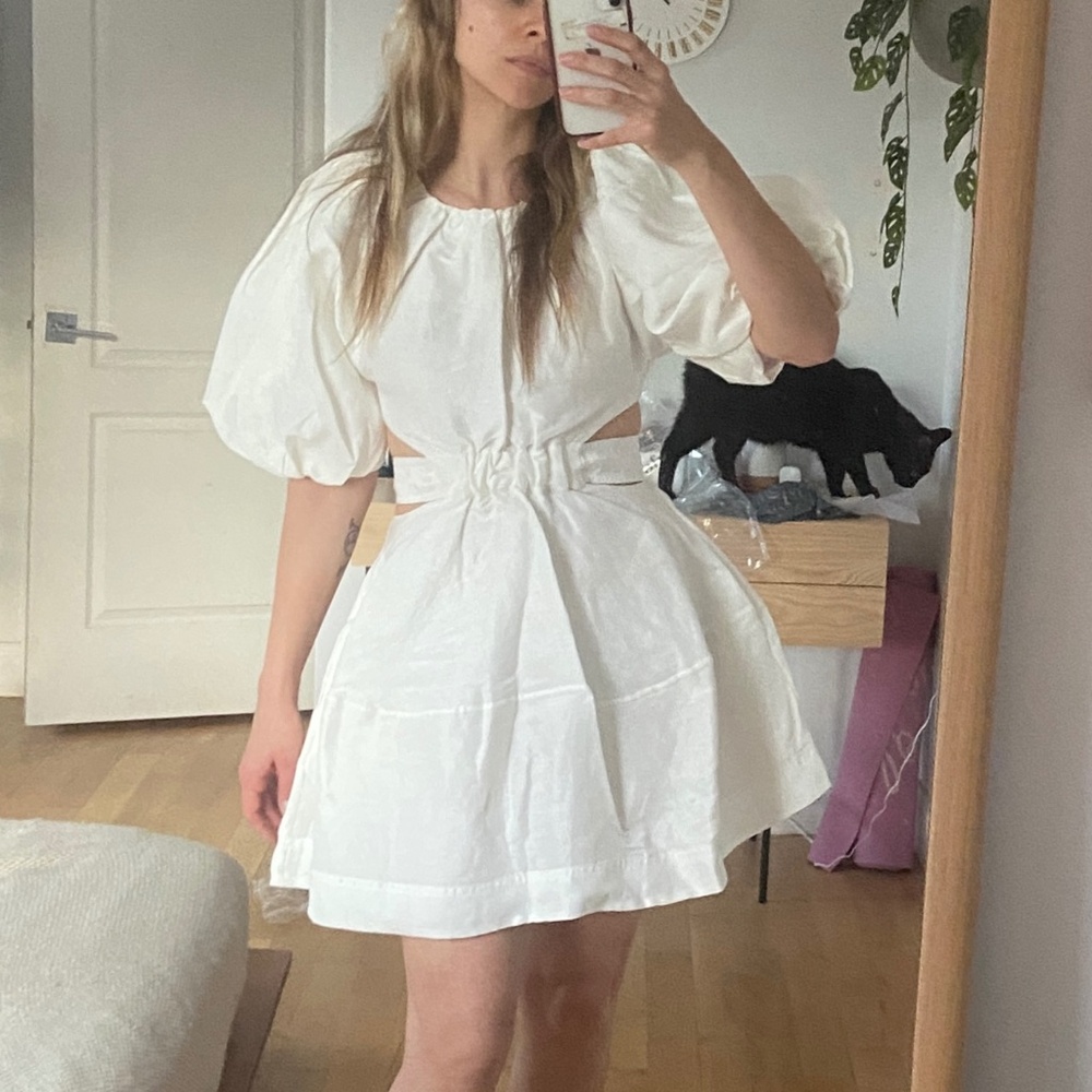 Aje - Mimosa Cut out Mini Dress in White AU8 (US 4)